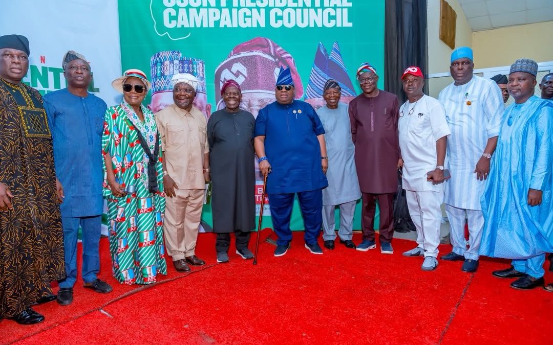 Adeleke inaugurates Tinubu’s 344-member campaign council in Osun